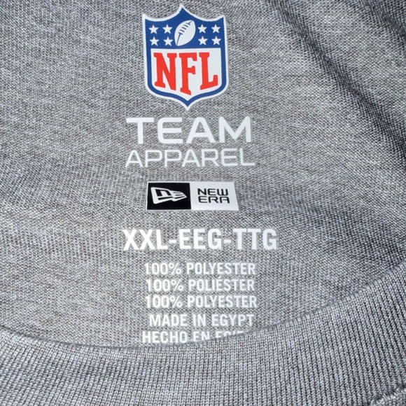 New Era Seattle Seahawks NFL Long Sleeve Shirt XXL Gray Blue Football - Picture 4 of 6